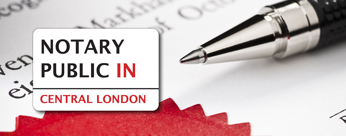 notary public Central London